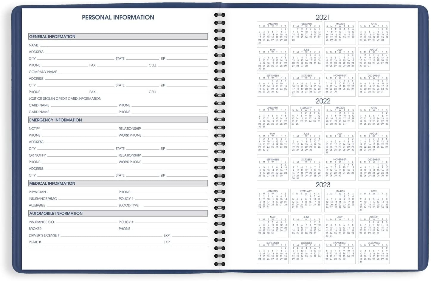 AT-A-GLANCE 2023 Weekly & Monthly Planner, Hourly Appointment Book, 8-1/2" x 11", Large, Lacey (541-905) - Image 7